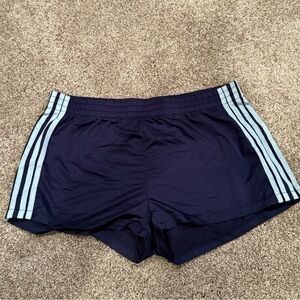 Edikted Dark Blue Athletic Shorts